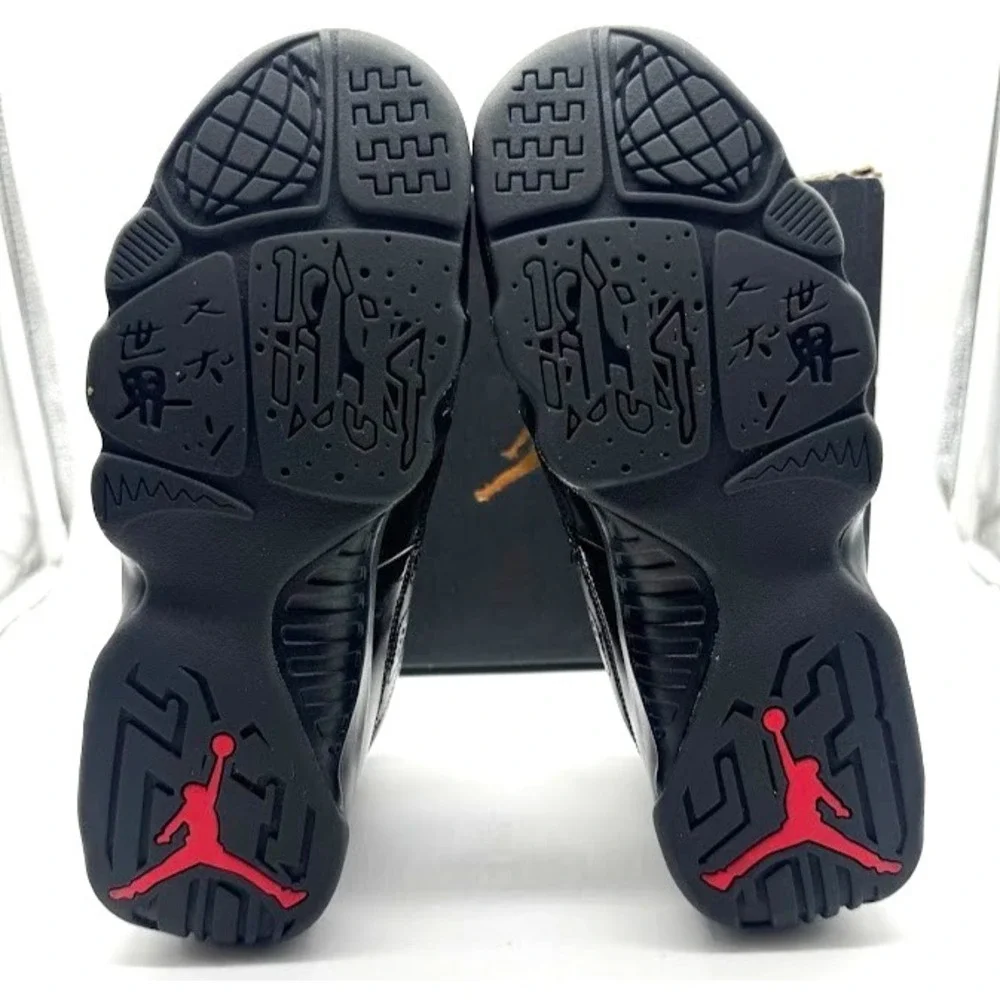 Nike Air Jordan 9 Retro BG Black Red 302359-014 Youth US 7Y EU 40 w/ Box